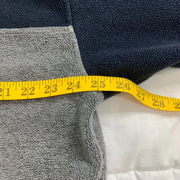 Nautica Men’s Blue & Grey Fleece Quarter-Zip Pullover – XL - Picture 12 of 16